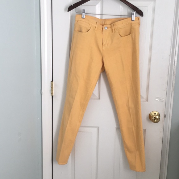 Madewell Skinny Skinny Ankle Yellow Gold Jeans 28 - Picture 3 of 12